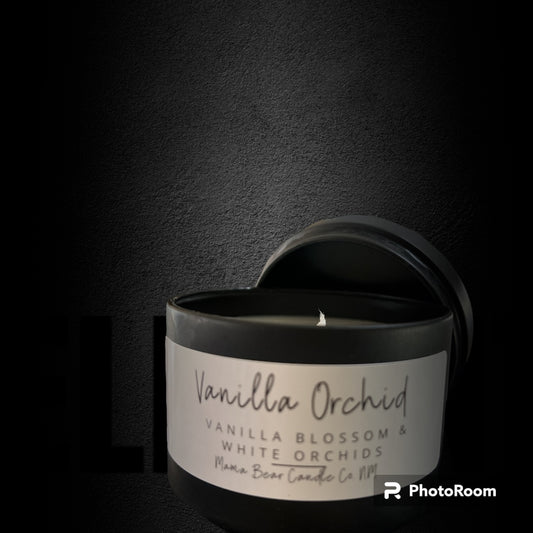 4 oz Vanilla Orchid black tin