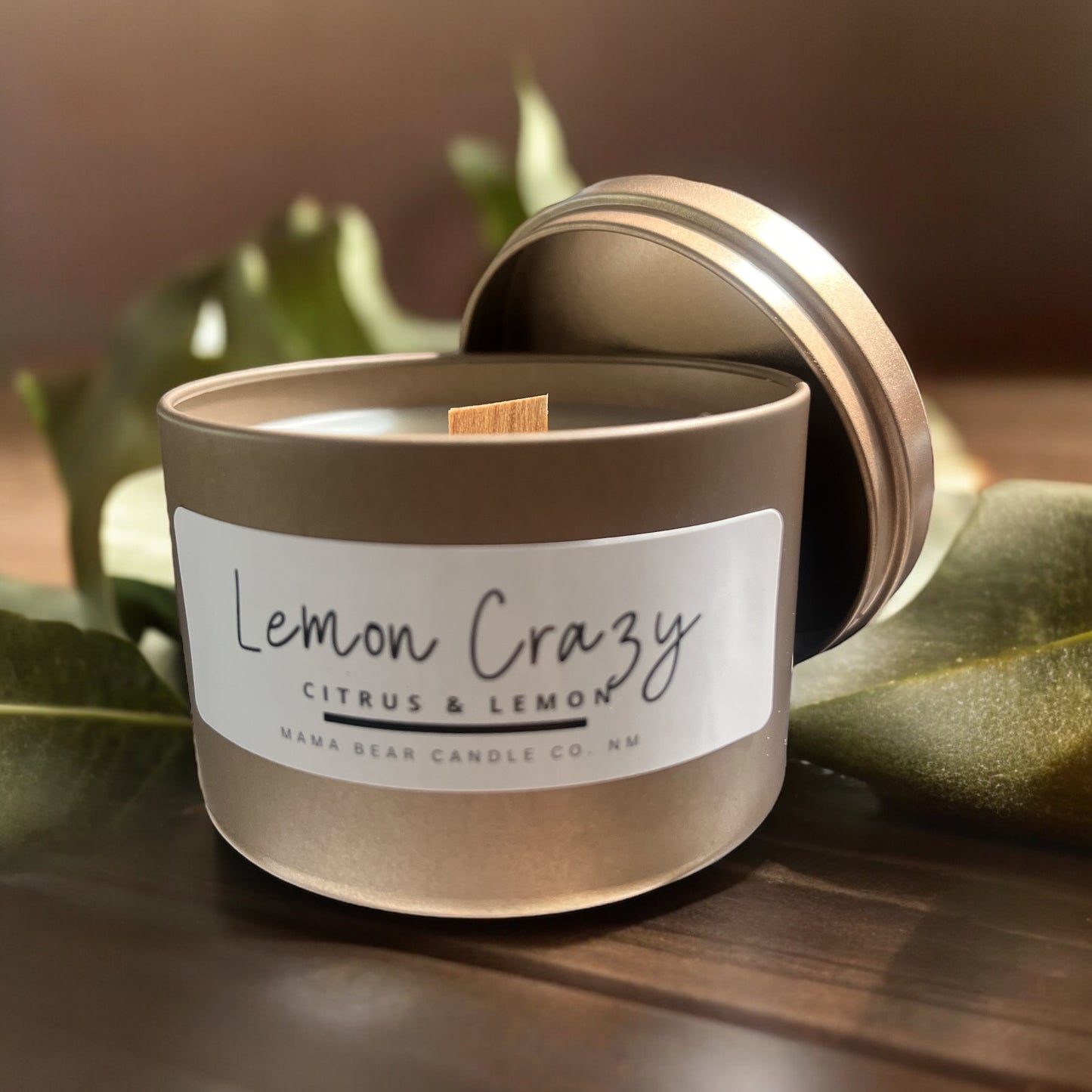 8oz Lemon Crazy wood wick