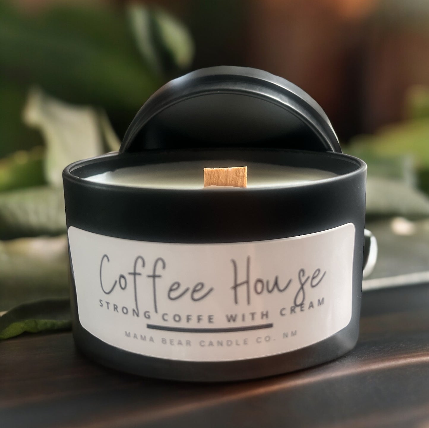 8oz Wood wick Coffee House